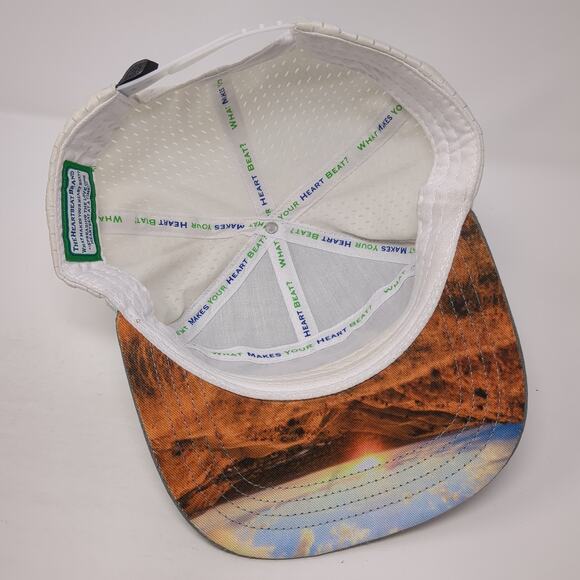 Idaho Heartbeat Snapback Hat Multicolor One Size Adjustable Breathable 6 Panel - Picture 7 of 9